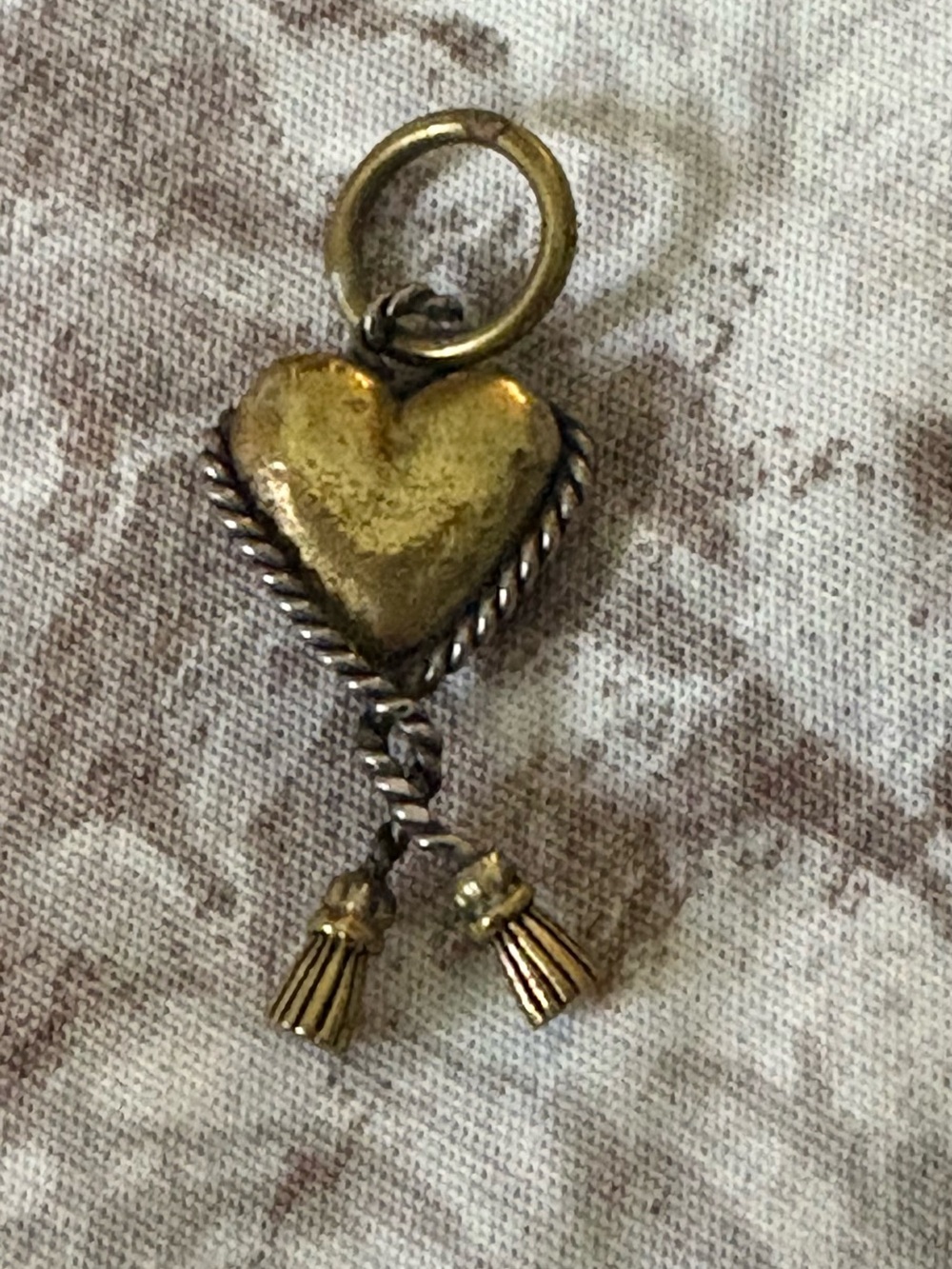 Waxing Poetic boing by love pendant heart